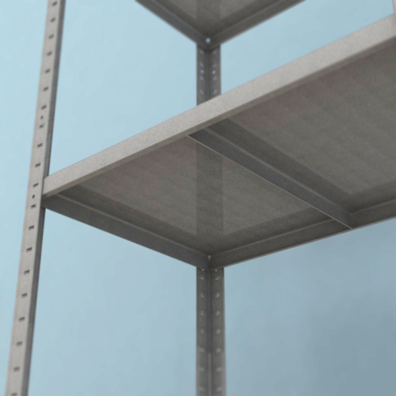 Kovový regál Drumy 2700x900x400/8, 130kg/pol., pozink