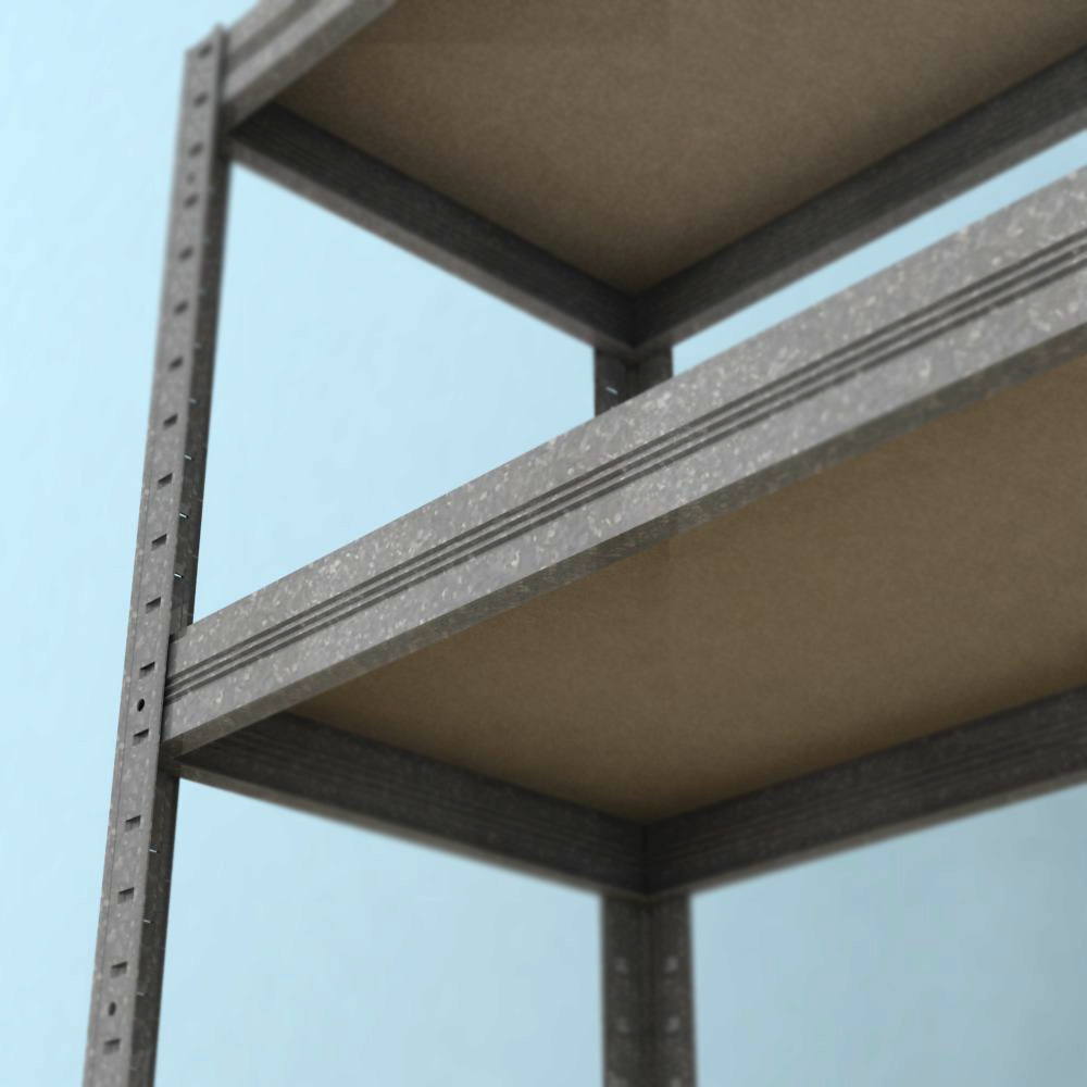 Kovový regál Futur 2500x750x350/7, pozink, 250kg/pol.