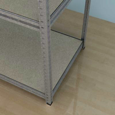 Kovový regál Futur 1100x900x500/3, pozink,350kg/pol.