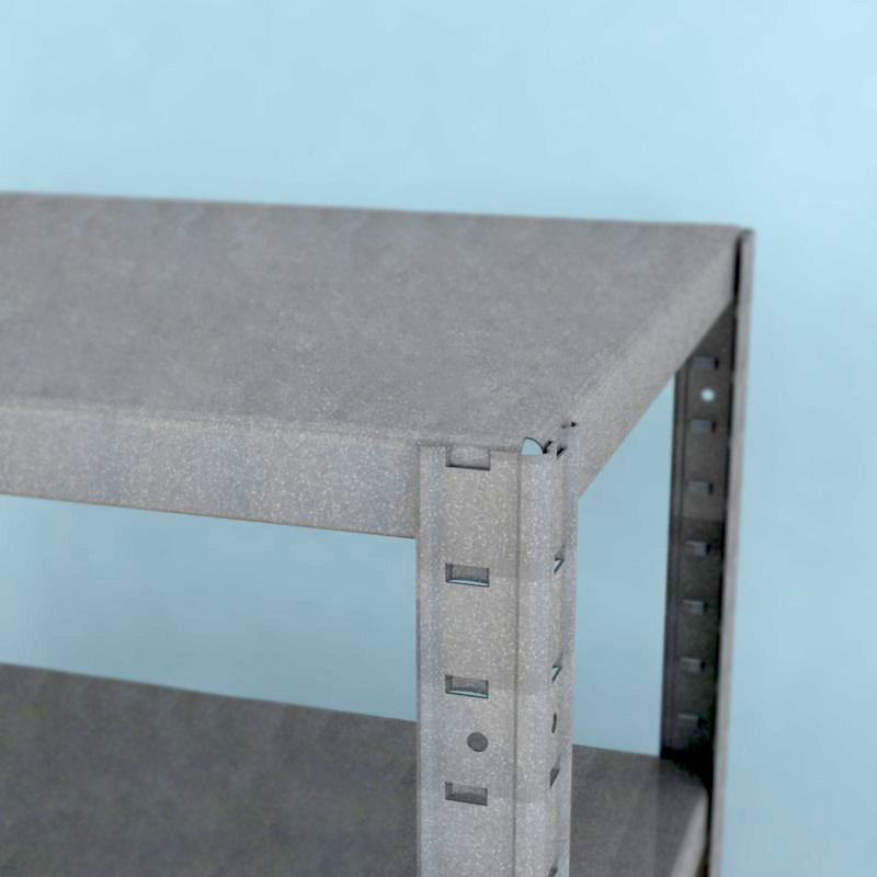 Kovový regál Drumy 2400x600x400/6, 130kg/pol., pozink