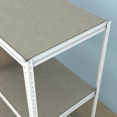 Kovový regál Futur 900x900x600/3, bílá,350kg/3 pol.