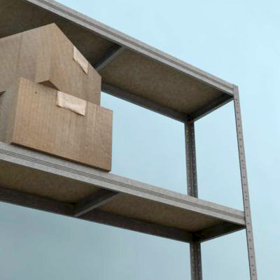 Kovový regál Futur 900x900x350/3, pozink,350kg/pol.