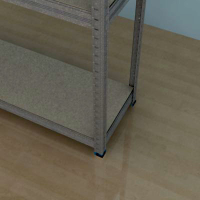 Kovový regál Futur 900x750x350/3, pozink,350kg/pol.