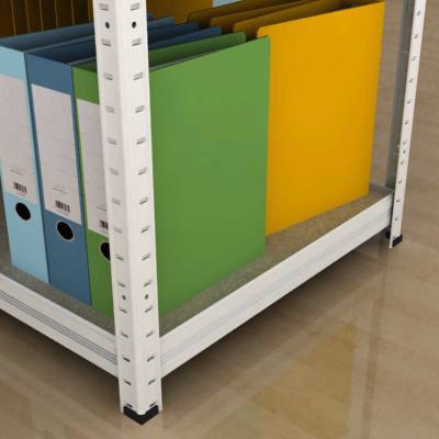 Regál na šanony 1800x900x600/5 polic, bílý