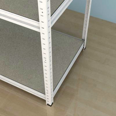 Kovový regál Futur 900x900x600/3, bílá,350kg/3 pol.