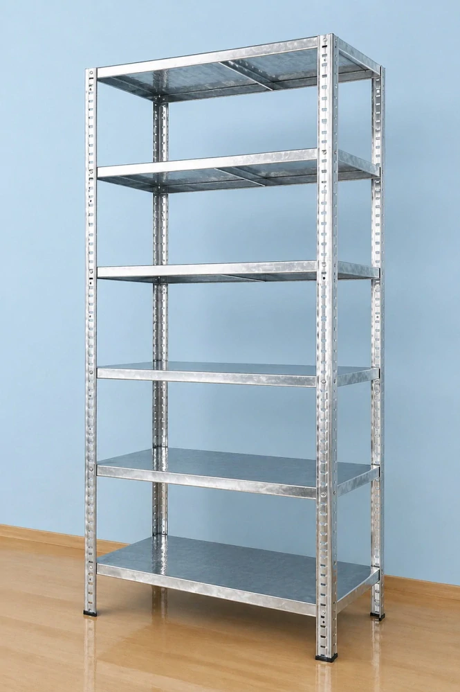 Regál na šanony 2100x800x400/6, 130kg/pol., pozink