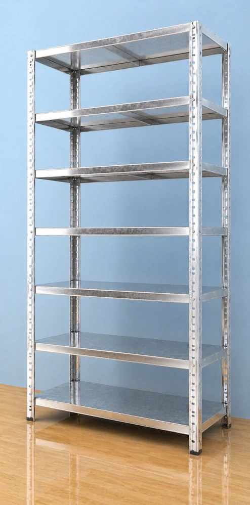 Regál na šanony 2500x900x400/7, 130kg/pol., pozink