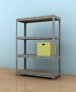 Kovový regál Futur 1100x900x450/4, pozink,250kg/pol.