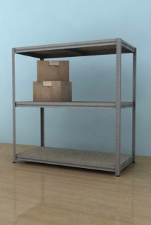 Kovový regál Futur 900x900x600/3, pozink,350kg/pol.